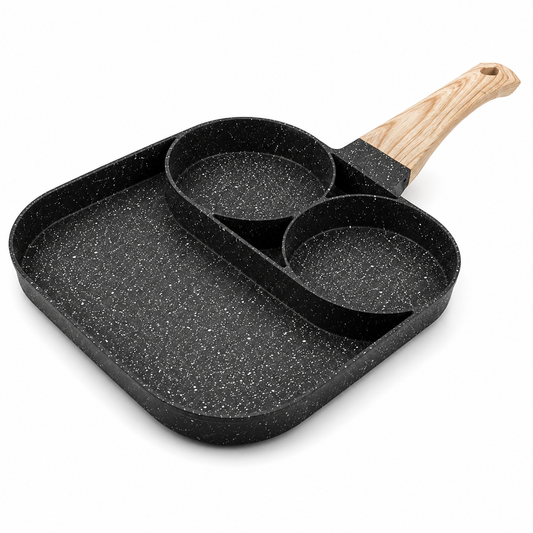 Pathra™ 3-in-1 Multi Section Non-Stick Breakfast Frying Pan